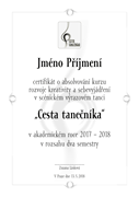 certifikát